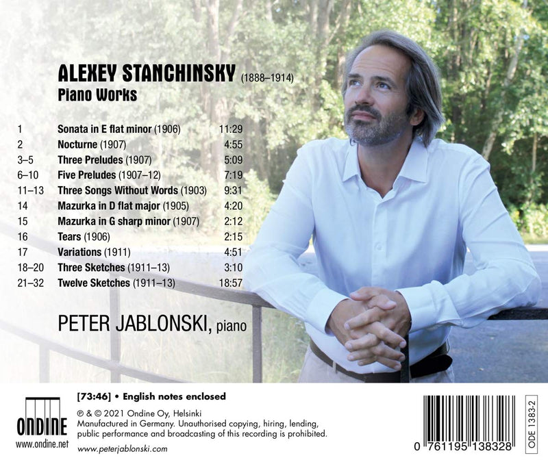 Stanchinsky: Piano Works / Peter Jablonski