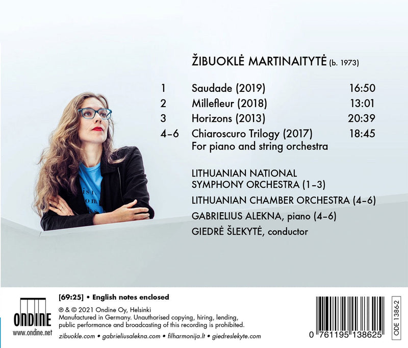 Martinaitytė: Saudade / Šlekyte, Lithuanian National Symphony