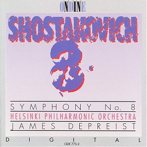 Shostakovich: Symphony No. 8 / DePreist, Helsinki Philharmonic