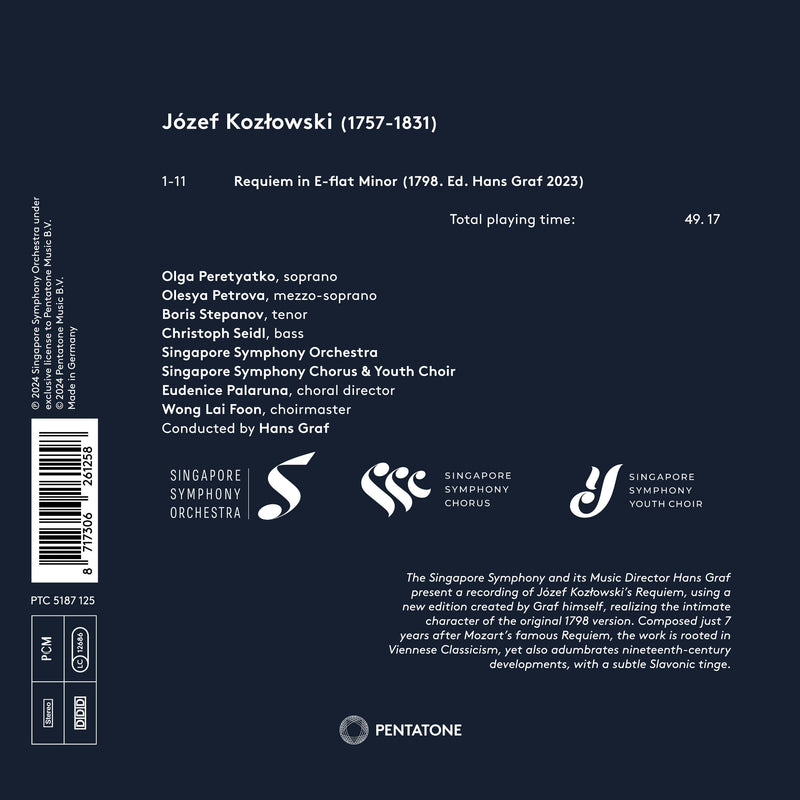 Kozłowski: Requiem / Graf, Singapore Symphony Orchestra