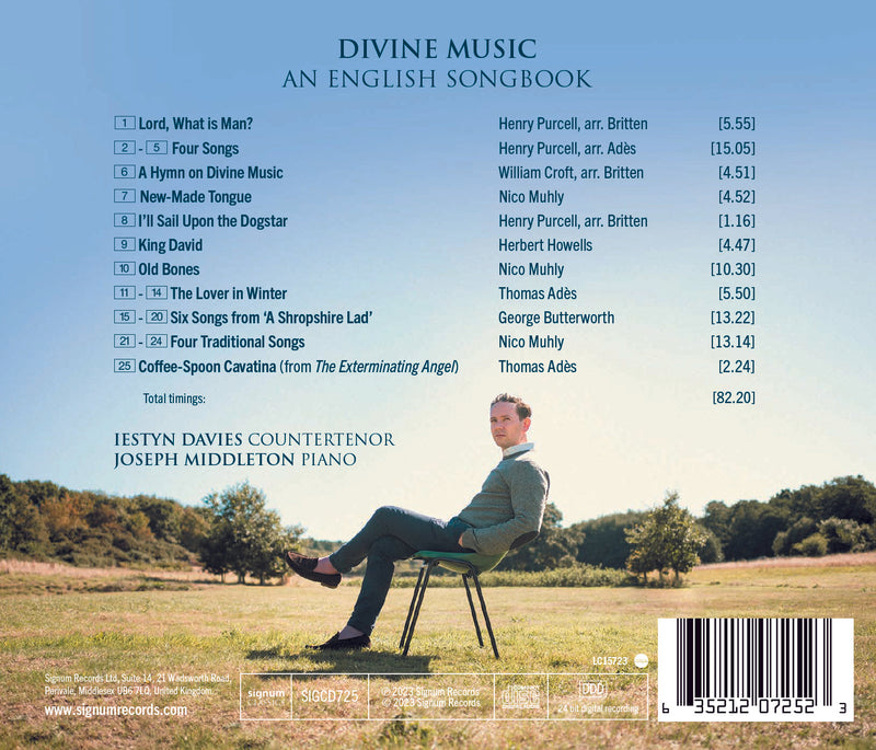 Divine Music - An English Songbook / Davies, Middleton