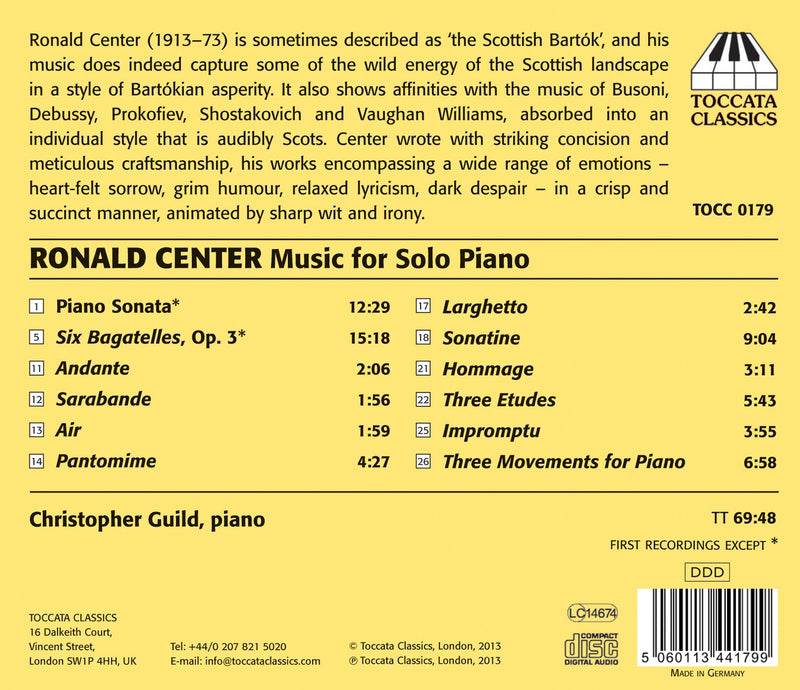 Center: Instrumental And Chamber Music, Vol. 1 / Guild