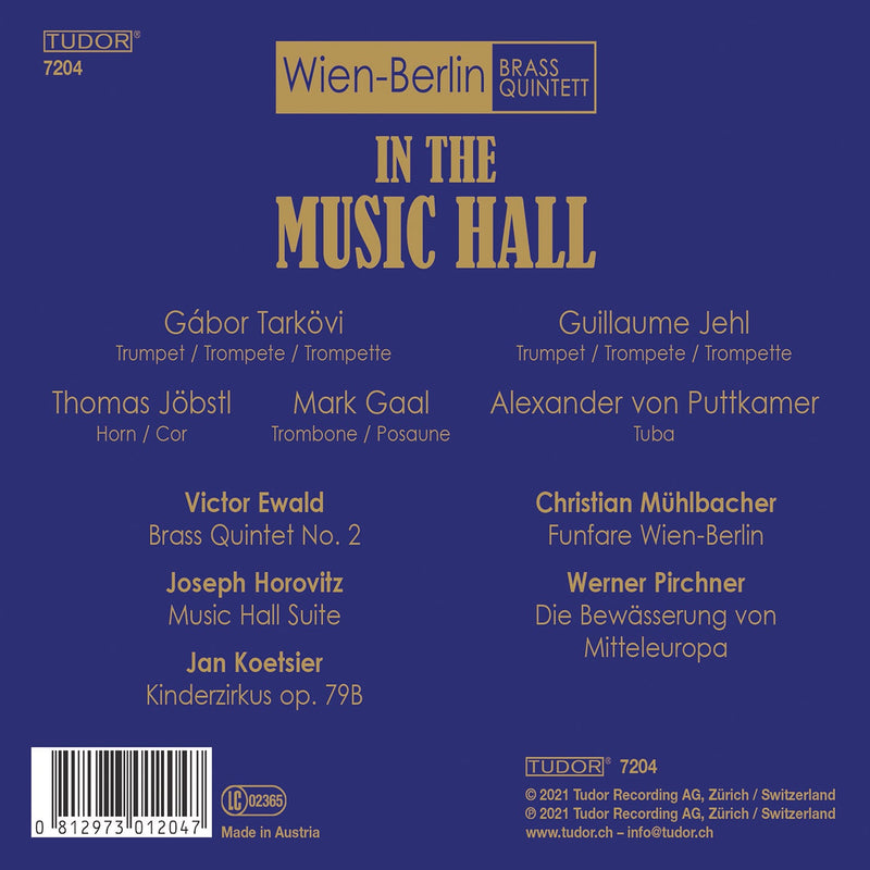 In the Music Hall / Wien-Berlin Brass Quintett