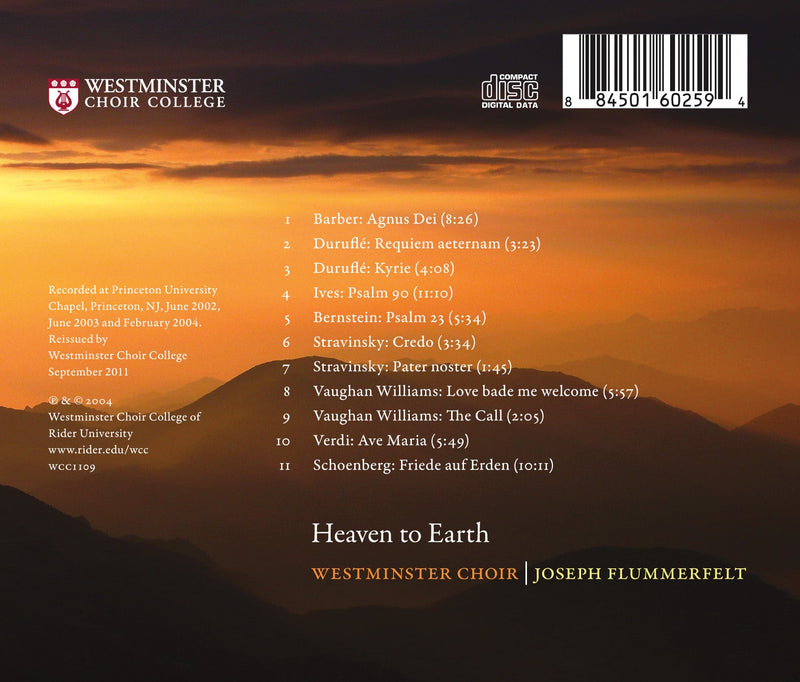 Heaven To Earth / Flummerfelt, Westminster Choir