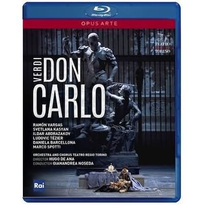 Verdi: Don Carlo / Noseda, Vargas, Tezier, Barcellona, Kasyan [blu-ray]