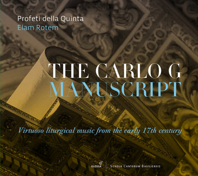 Carlo G Manuscript Virtuoso Liturgical