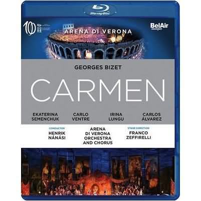 Bizet: Carmen / Nanasi, Arena Di Verona Orchestra And Chorus [blu-ray]