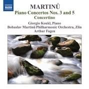 Martinu: Piano Concertos No 3 & 5, Concertino / Koukl, Fagen