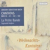 Bach: Christmas Cantatas / Kuijken, Van Der Crabben, Suh, Genz, Noskaiova