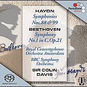Haydn: Symphonies No 88 & 99;  Beethoven / Davis, Et Al