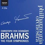 Brahms: The Four Symphonies / Dohnanyi, Philharmonia Orchestra
