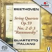Beethoven: String Quartets Op 59 No 2 & 3 / Quartetto Italiano