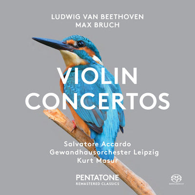 Beethoven & Bruch: Violin Concertos / Accardo, Masur, Gewandhausorchester