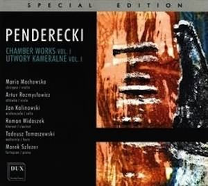 Penderecki: Chamber Works Vol 1 / Machowska, Rozmyslowicz, Kalinowski, Szlezer