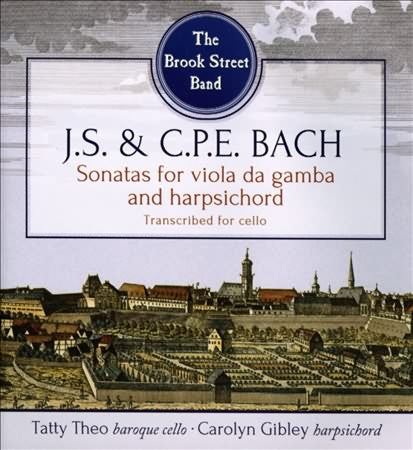 J.S. & C.P.E. Bach: Sonatas for Viola da Gamba and Harpsichord (Transcribed for Cello)