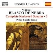 Blasco De Nebra: Keyboard Sonatas Vol 3 / Pedro Casals