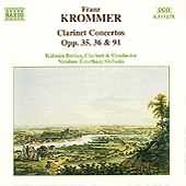 Krommer: Clarinet Concertos / Berkes, Esterházy Sinfonia