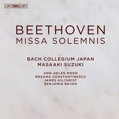 Beethoven: Missa solemnis / Suzuki, Bach Collegium Japan