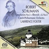 Schumann: Symphonies No 3 & 4 / Lawrence Foster, Czech Po