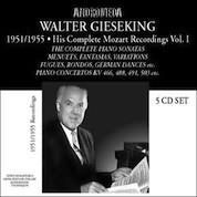 Mozart Recordings Vol 1 / Walter Gieseking