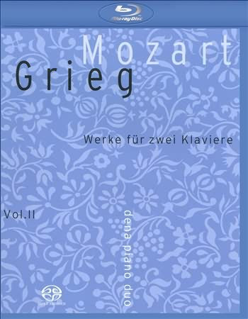 Mozart, Grieg: Werke Fur Zwei Klaviere Vol 2 / Dena Piano Duo [Blu-ray Audio + SACD]