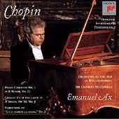 Chopin: Piano Concerto No 1, Etc / Ax, Mackerras, OAE