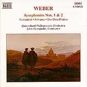 Weber: Symphonies No 1 & 2, Etc / Georgiadis, Queensland Po