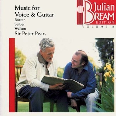 Julian Bream Edition - Music For Voice & Guitar / Julian Bream, Peter Pears