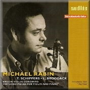 Bruch: Violin Concerto; Virtuoso Pieces / Michael Rabin