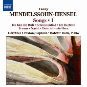 Fanny Mendelssohn: Complete Songs Vol 1 / Craxton, Dorn