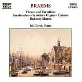 Brahms: Theme And Variations, Sarabandes, Etc / Biret