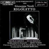 Verdi: Rigoletto / Ehrling, Gedda, Hallin, Hasslo, Et Al