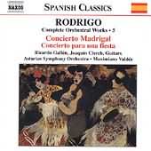 Spanish Classics - Rodrigo: Complete Orchestral Works Vol 5
