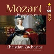 Mozart: Piano Concertos Vol 9 / Christian Zacharias, Lausanne Chamber Orchestra