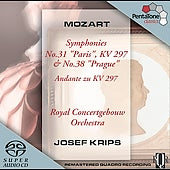Mozart: Symphonies No 31 & 38 / Krips, Royal Concertgebouw
