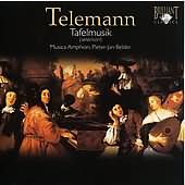 Telemann: Tafelmusik Selections / Belder, Musica Amphion