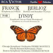 Franck: Symphony In D, D'Indy, Berlioz / Monteux, Munch