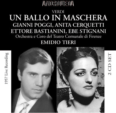 Verdi: Un Ballo In Maschera / Tieri, Poggi, Cerquetti, Bastianini, Stignani, Neri