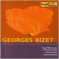 Bizet : Symphony No. 1, L'arlesienne Suite Nos 1 & 2 / Munch, Gerhardt, Rpo