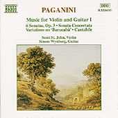 Paganini: Music For Violin & Guitar Vol 1 / St John, Wynberg