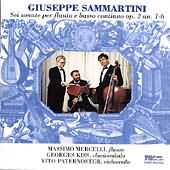 Giuseppe Sammartini: Sei Sonate Per Flauto E Basso Continuo
