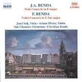 J.a. Benda: Viola Concerto;  F. Benda: Violin Concerto / Suk