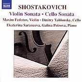 Shostakovich: Violin Sonata, Cello Sonata / Yablonsky, Et Al