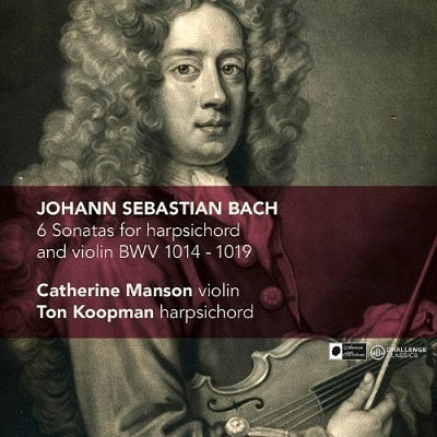 Bach: Sonatas for Violin & Harpsichord / Manson, Koopman