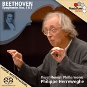 Beethoven: Symphonies No 1 & 3 / Herreweghe