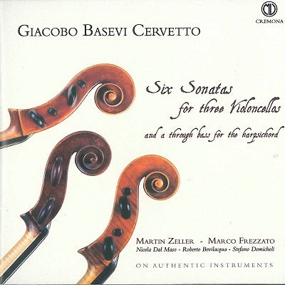 Cervetto: 6 Sonatas for 3 Violoncellos / Zeller, Frezzato