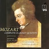 Mozart: Clarinet Quintet K 581, Etc / Dieter Klocker, Leopold String Quartet, Et Al
