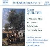 English Song Series 5 - Quilter: O Mistress Mine, To Daisies, Julia's Hair
