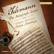 Telemann: The Autograph Scores / Standage, Collegium Musicum 90
