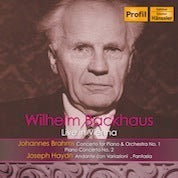 Wilhelm Backhaus Live In Vienna - Brahms: Piano Concertos; Haydn